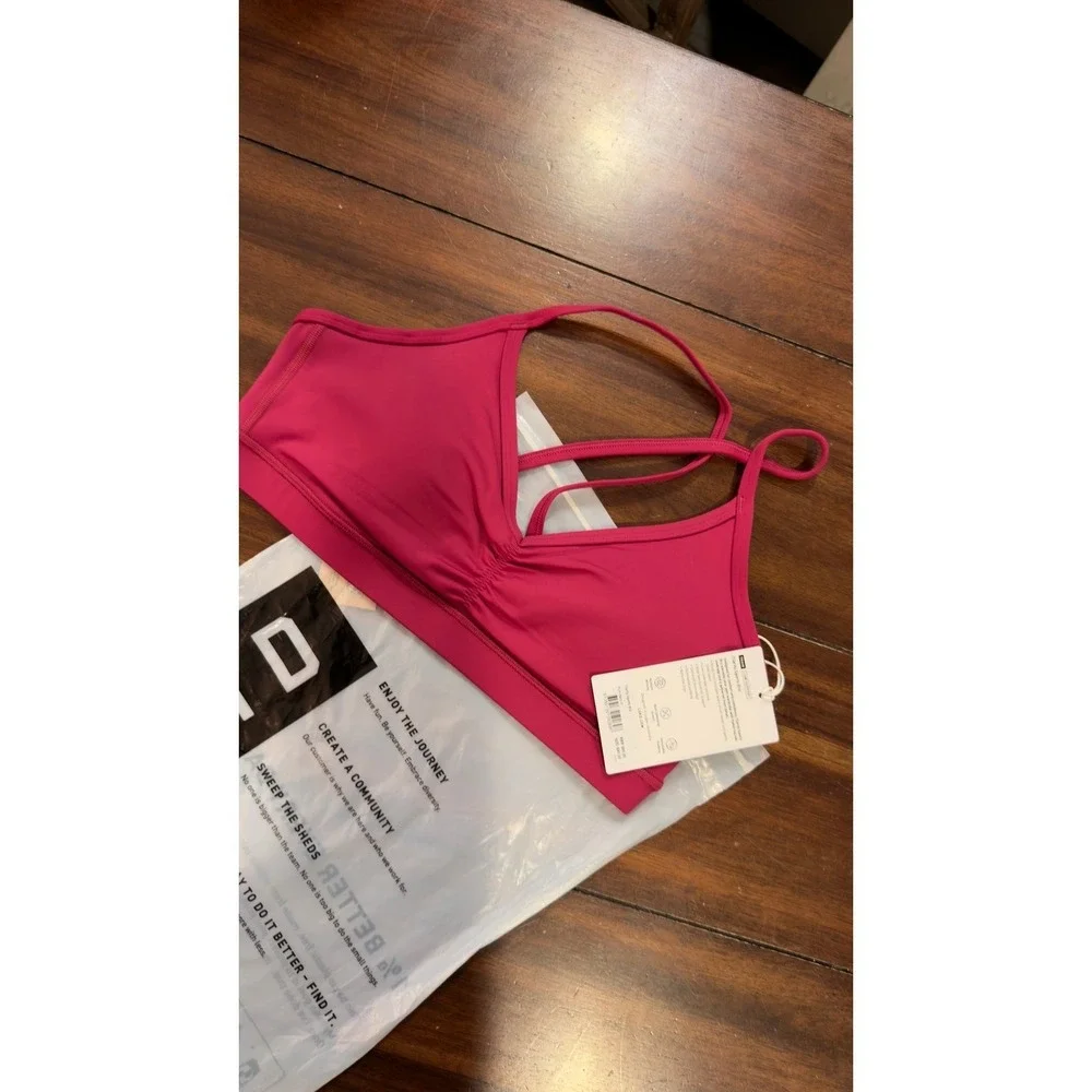 LSKD Clarity Sports Bra Plum Berry Small NWT NEW